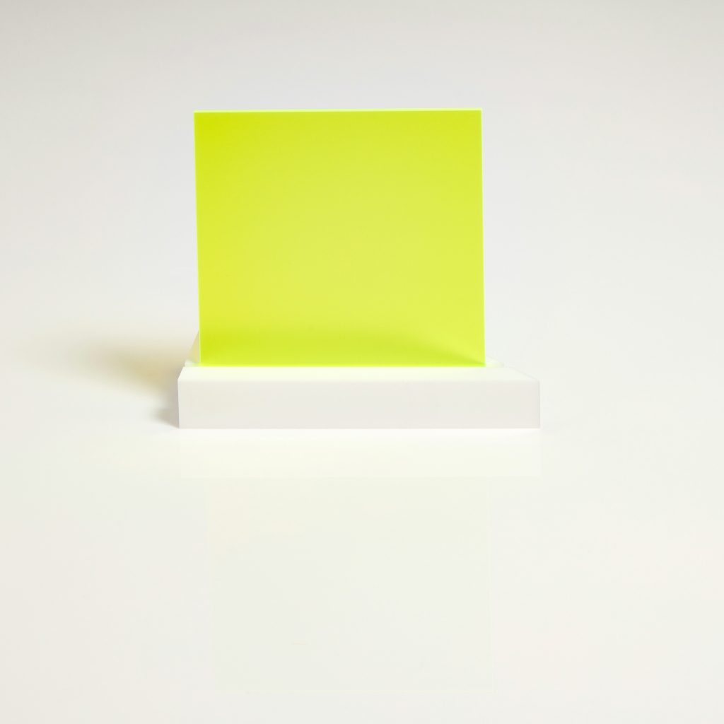 3mm Acid Green Coloured Acrylic 6T66 - Plastic Sheets Direct