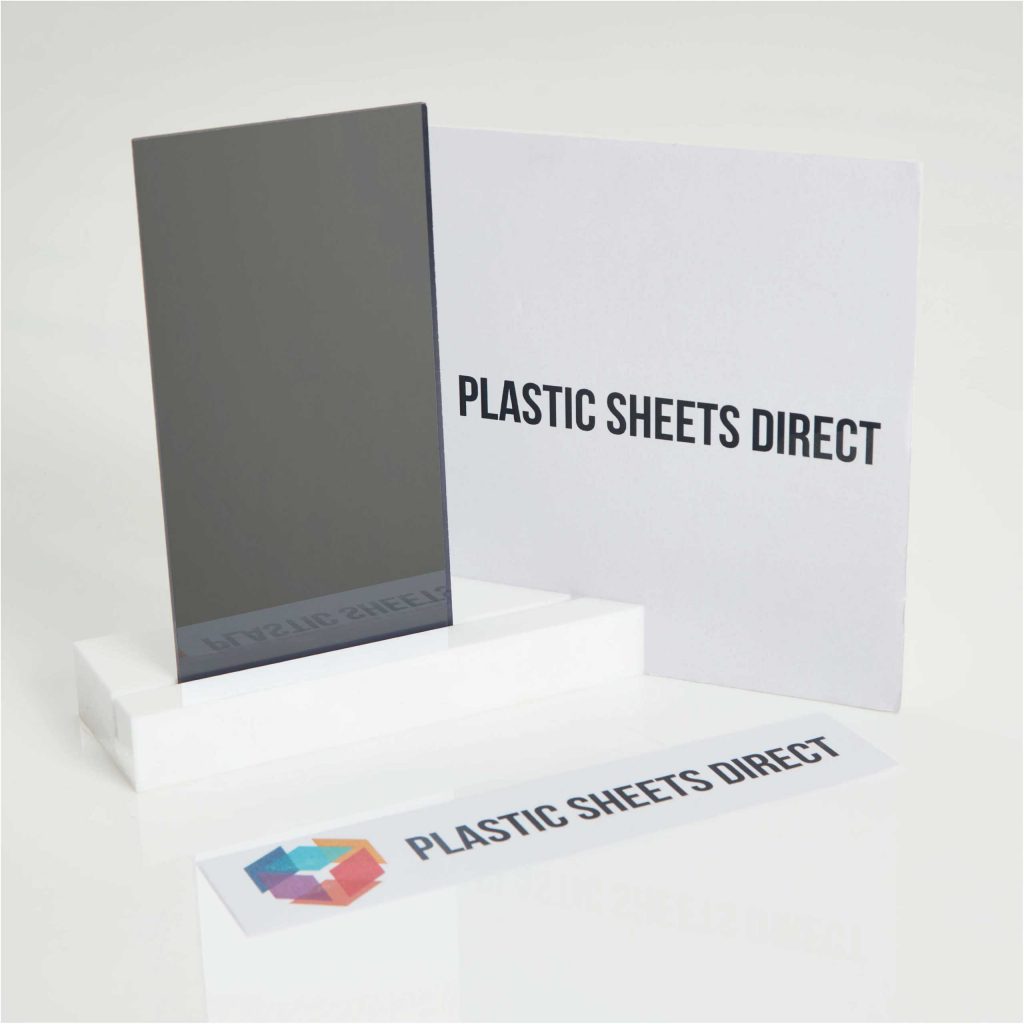 3mm Grey Mirror Coloured Acrylic 2064 - Plastic Sheets Direct